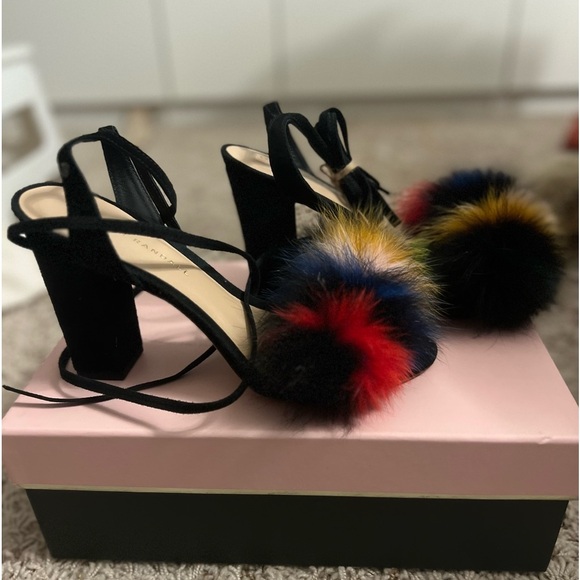 Loeffler Randall Nicolette Fox Fur Pump - Picture 4 of 9